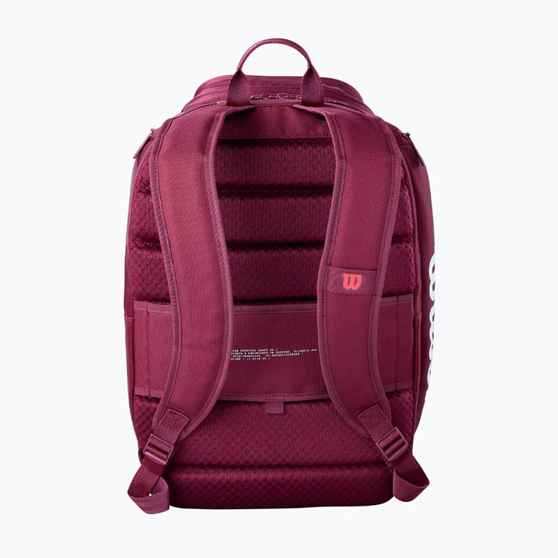 Plecak tenisowy Wilson Defyer Tennis Backpack V1 red 2