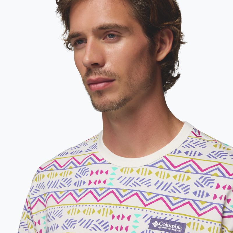 Koszulka męska Columbia CSC Heavyweight Printed Tee sea salt/horizons 5