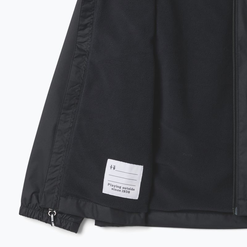 Kurtka przeciwdeszczowa dziecięca Columbia Rainy Trails III Fleece Lined black 3