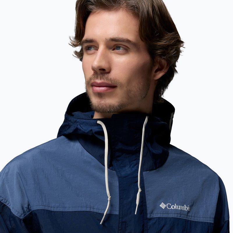 Kurtka przeciwwiatrowa męska Columbia Challenger II Windbreaker collegiate navy/dark mountain 6