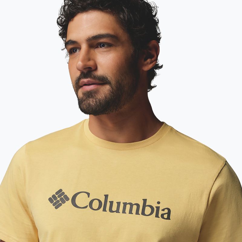 Koszulka męska Columbia CSC Basic Logo Tee sand dune/gem columbia 4