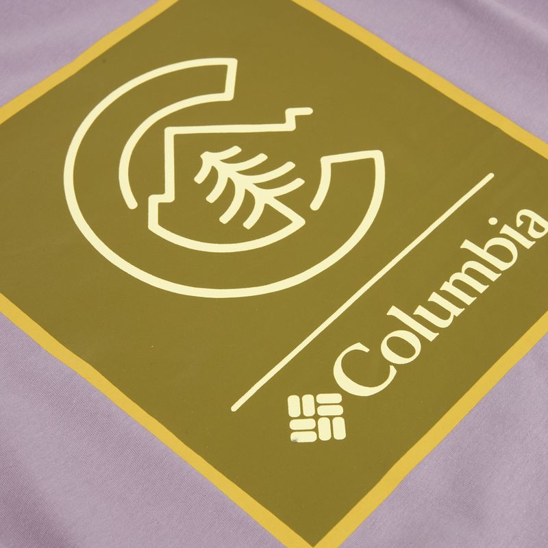 Koszulka męska Columbia CSC Basic Logo Back Tee shale purple/linework c badge 4