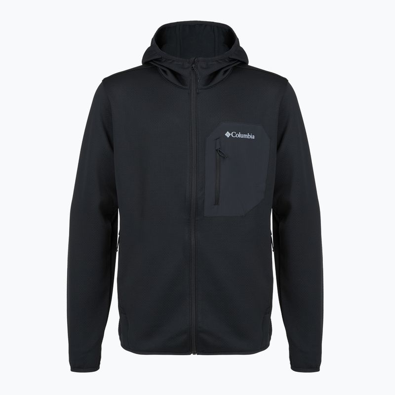Bluza trekkingowa męska Columbia Tall Heights Hdd Grid Fleece Full Zip black