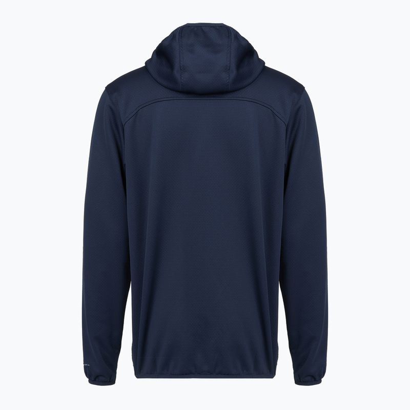 Bluza trekkingowa męska Columbia Tall Heights Hdd Grid Fleece Full Zip collegiate navy/city grey 2