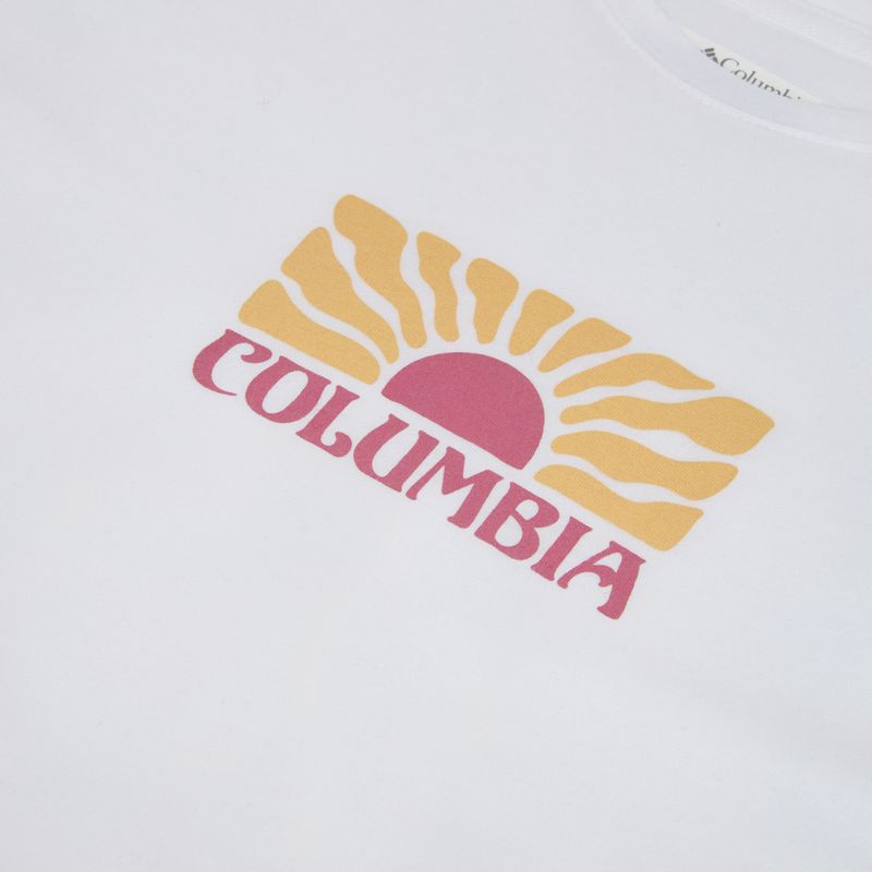 Koszulka damska Columbia Ruby Springs Graphic Fitted white/brandrise 3