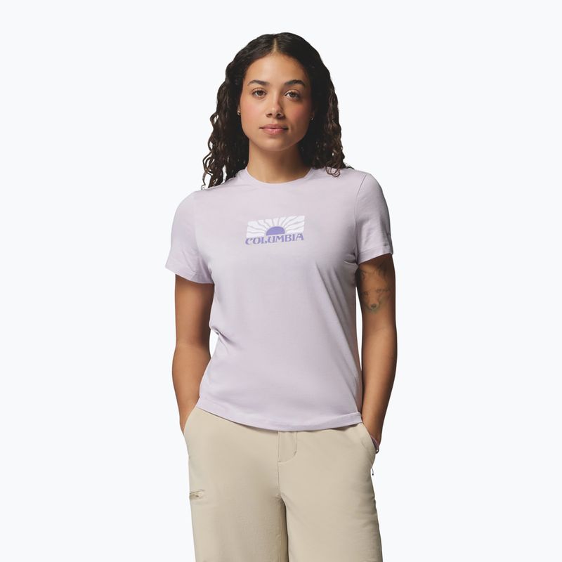 Koszulka damska Columbia Ruby Springs Graphic Fitted lavender pearl/brandrise 4