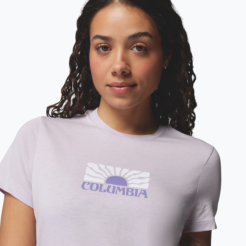 Koszulka damska Columbia Ruby Springs Graphic Fitted lavender pearl/brandrise 5