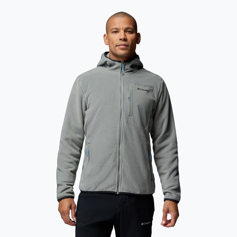 Bluza polarowa męska Columbia Pacific Arch 200 Hooded FZ Fleece Sedona Sage