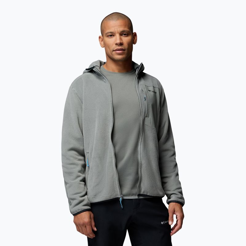 Bluza polarowa męska Columbia Pacific Arch 200 Hooded FZ Fleece Sedona Sage 5