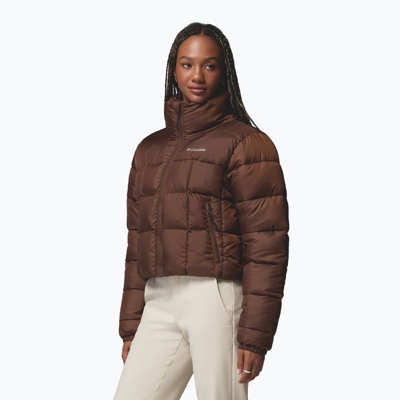 Kurtka ocieplana damska Columbia Puffect III Cropped tobacco 5