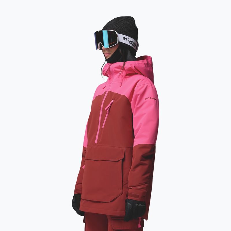 Kurtka snowboardowa damska Columbia Coreshot Anorak red oxide/nico 4