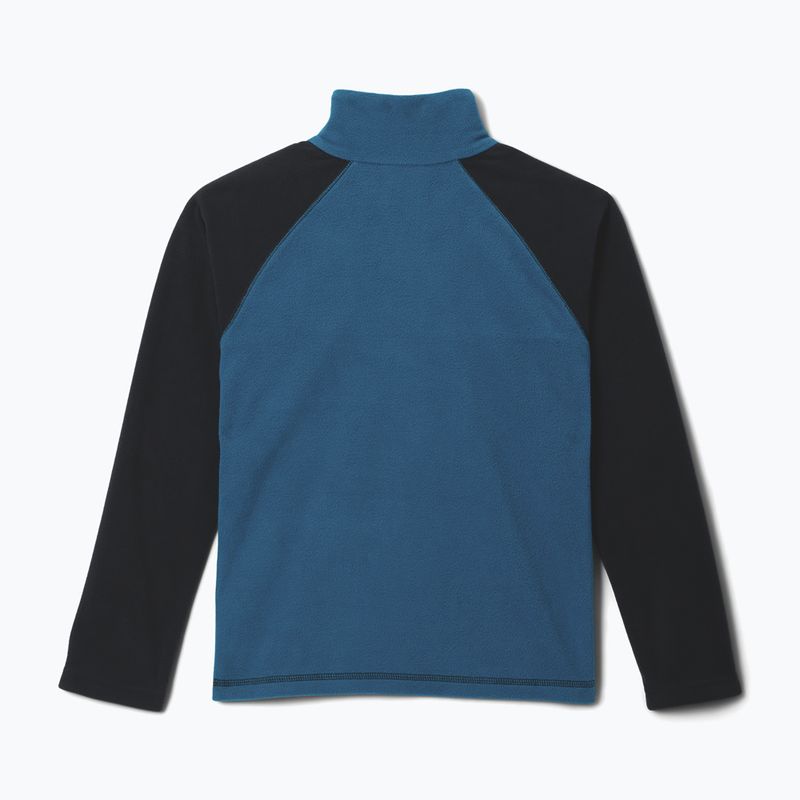 Bluza polarowa dziecięca Columbia Glacial Half Zip phoenix blue/black 2