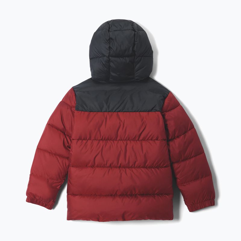 Kurtka ocieplana dziecięca Columbia Puffect Hooded Red Oxide/Black 2