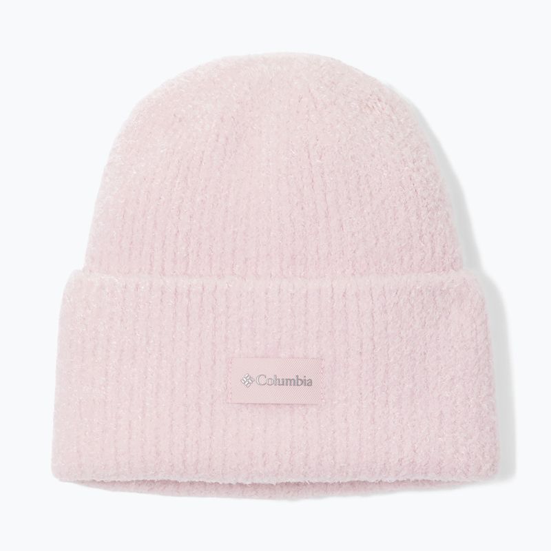 Czapka zimowa damska Columbia CSC Luxe Cuffed Beanie mineral pink
