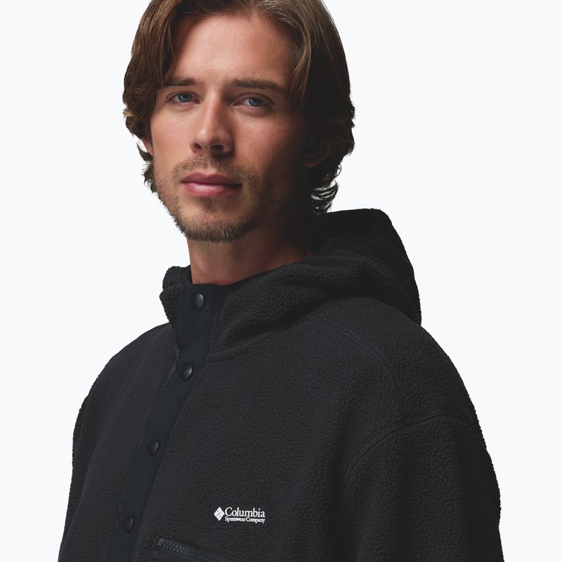 Bluza polarowa męska Columbia Helvetia II Hoodie Black 5