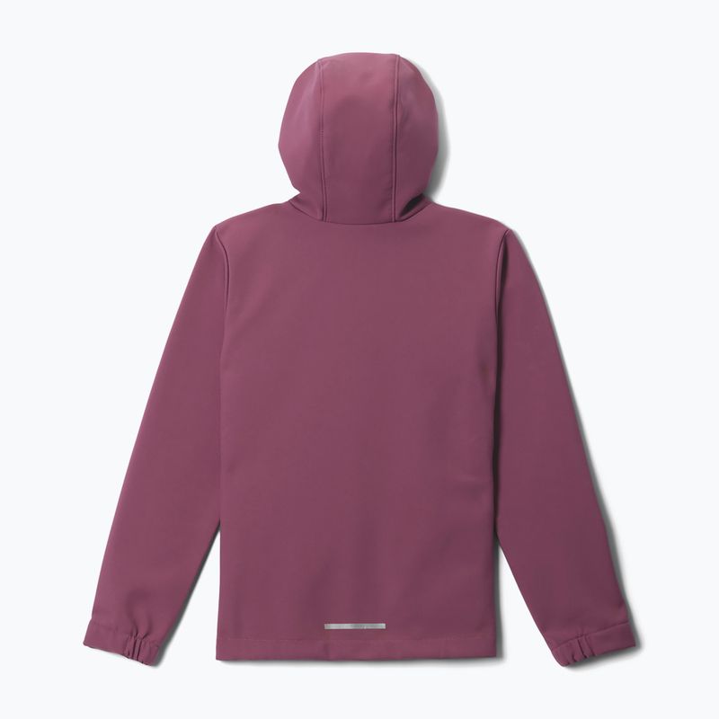 Kurtka softshell dziecięca Columbia Ascender Hooded Softshell antique mauve 2
