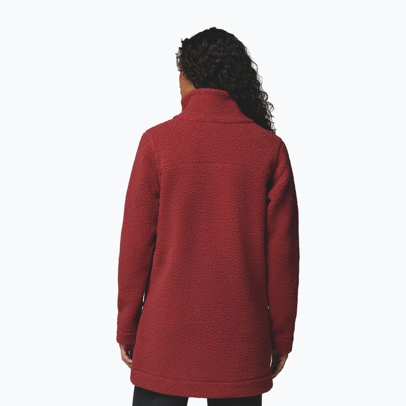 Bluza polarowa damska Columbia Panorama Long red oxide 3