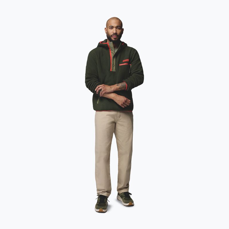 Bluza polarowa męska Columbia Helvetia II Hoodie Greenscape 2