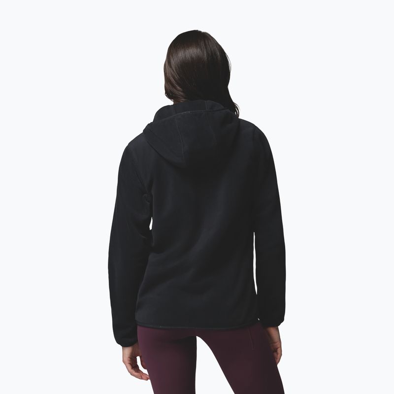 Bluza polarowa damska Columbia Pacific Arch 200 Hooded Full Zip Fleece Black 3