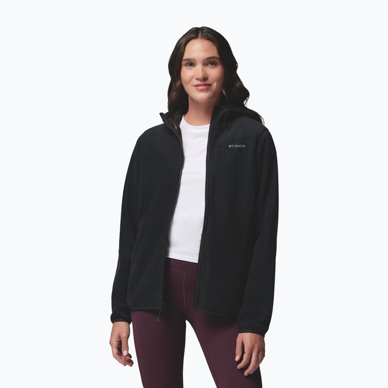Bluza polarowa damska Columbia Pacific Arch 200 Hooded Full Zip Fleece Black 4