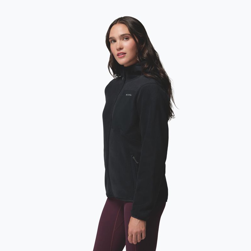 Bluza polarowa damska Columbia Pacific Arch 200 Hooded Full Zip Fleece Black 5