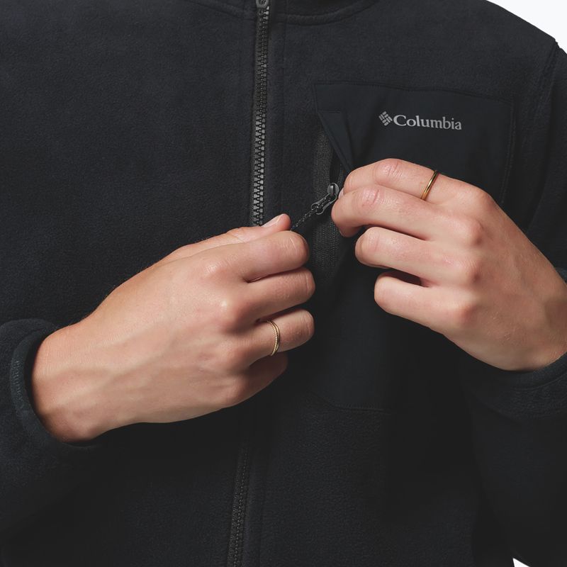 Bluza polarowa damska Columbia Pacific Arch 200 Hooded Full Zip Fleece Black 8