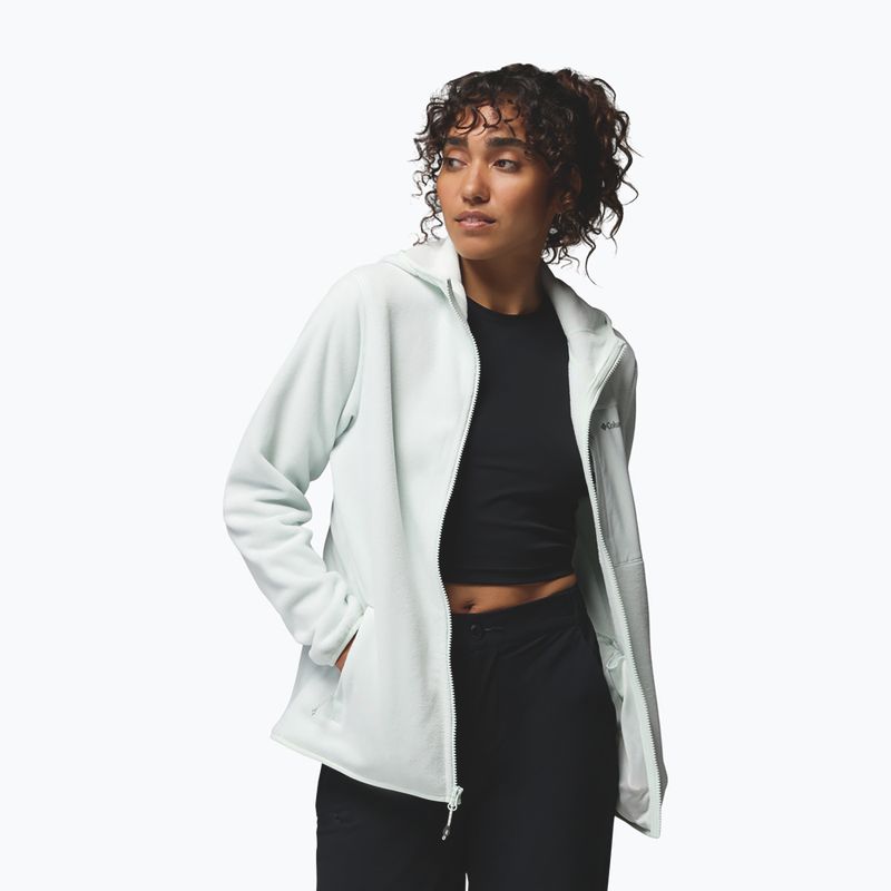 Bluza polarowa damska Columbia Pacific Arch 200 Hooded Full Zip Fleece tea light 4