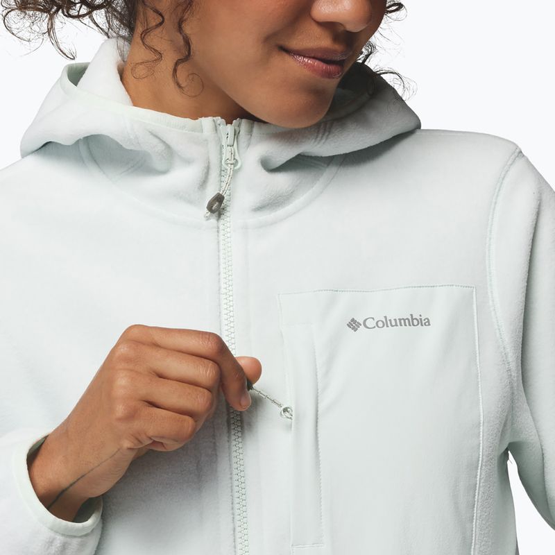 Bluza polarowa damska Columbia Pacific Arch 200 Hooded Full Zip Fleece tea light 8