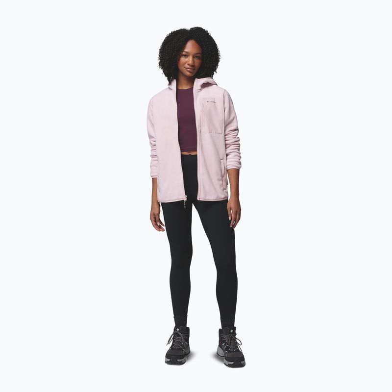 Bluza polarowa damska Columbia Pacific Arch 200 Hooded Full Zip Fleece mineral pink 2