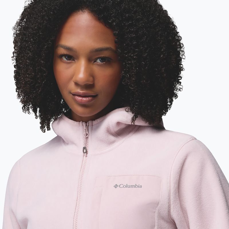 Bluza polarowa damska Columbia Pacific Arch 200 Hooded Full Zip Fleece mineral pink 6