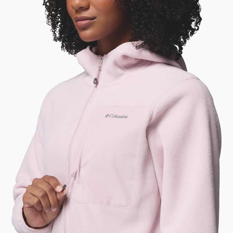 Bluza polarowa damska Columbia Pacific Arch 200 Hooded Full Zip Fleece mineral pink 7