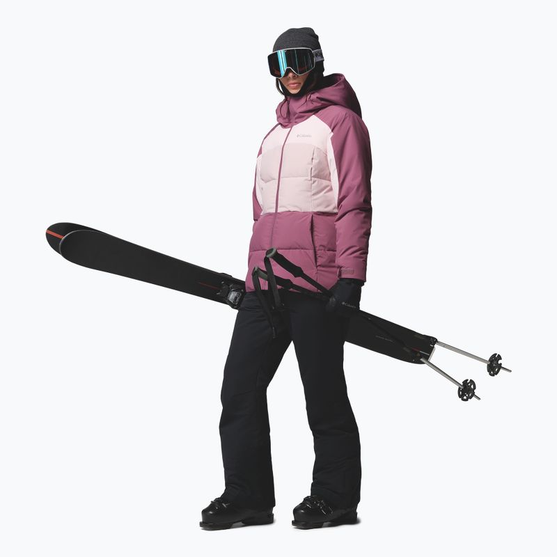 Kurtka narciarska damska Columbia Ava Alpine Puffer antique mauve/powder pink/mineral pink 2
