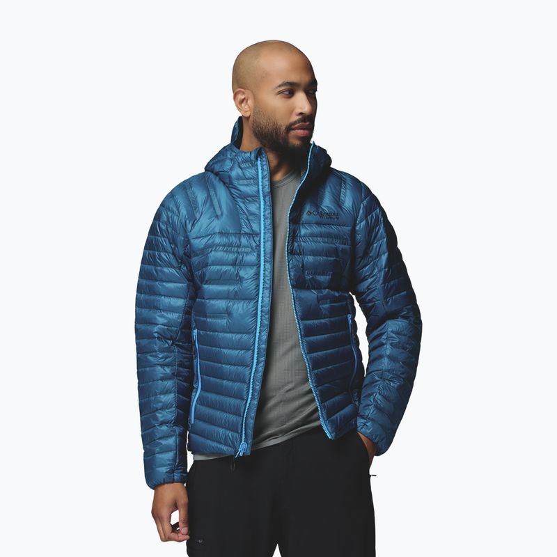 Kurtka puchowa męska Columbia Endevour Mountain Down Hooded phoenix blue 4