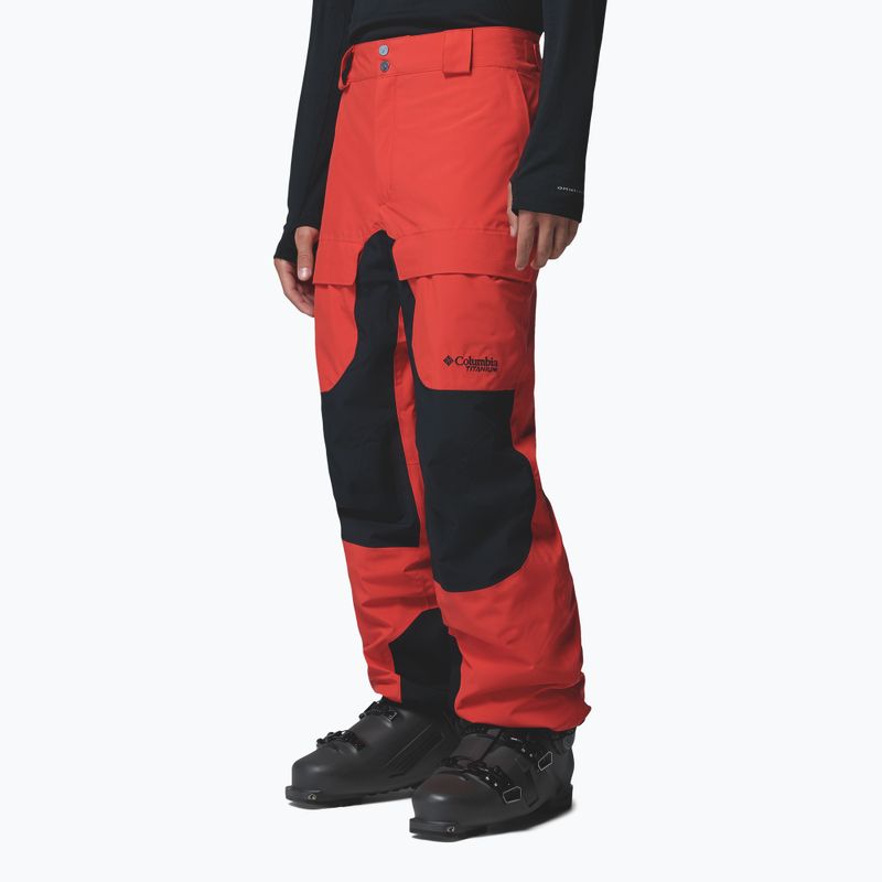 Spodnie snowboardowe męskie Columbia Winter District super sonic/black 4