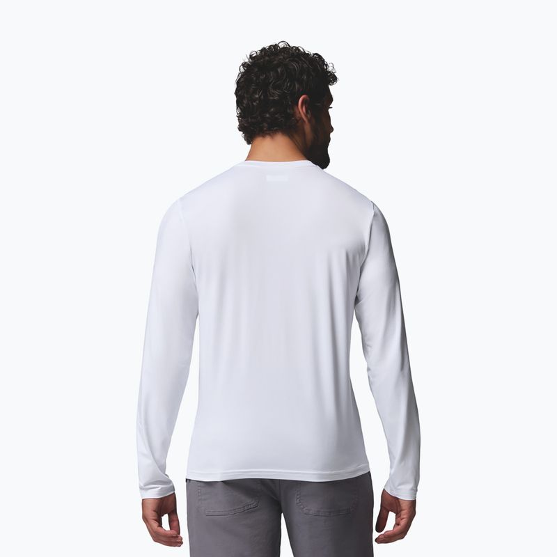Longsleeve męski Columbia Parsons Point Graphic Tee white zigzag climb 3