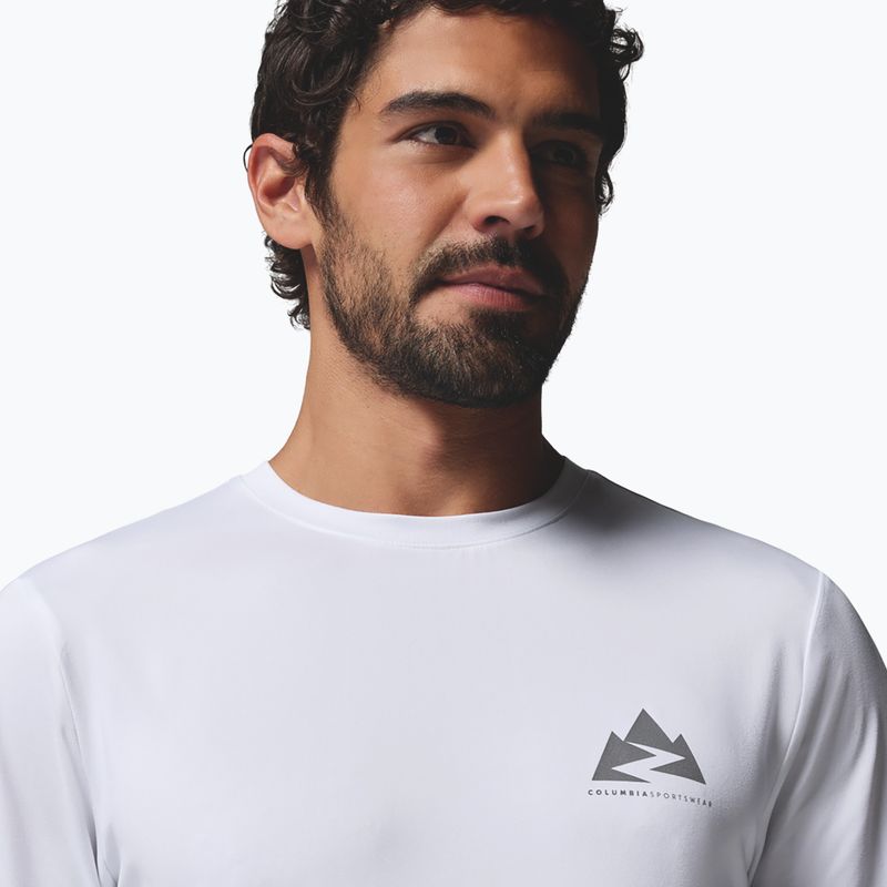 Longsleeve męski Columbia Parsons Point Graphic Tee white zigzag climb 5