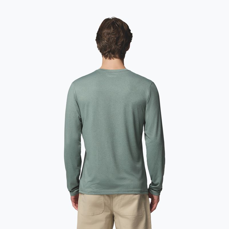 Longsleeve męski Columbia Parsons Point Graphic Tee sedona sage heather framed peakscape 3
