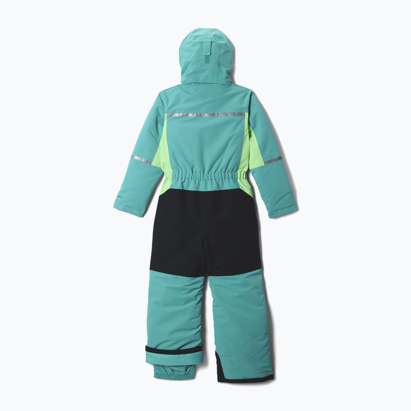 Kombinezon narciarski dziecięcy Columbia Buga IV SUIT teal/black 2