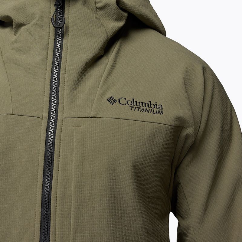 Kurtka softshell męska Columbia Tennen Mountain Hooded Softshell stone green 10