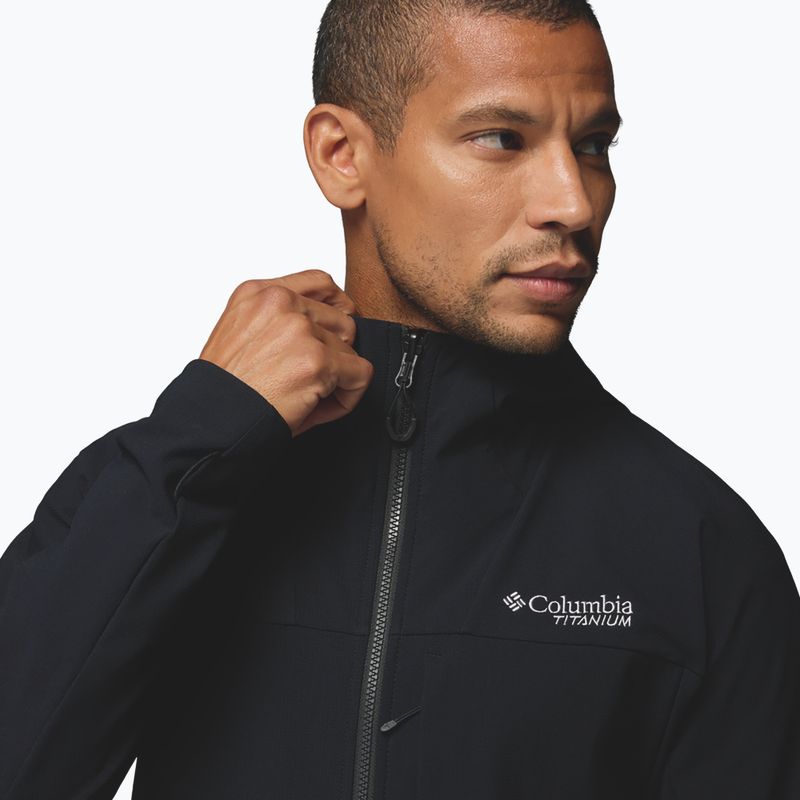 Kurtka softshell męska Columbia Tennen Mountain Hooded Softshell black 6