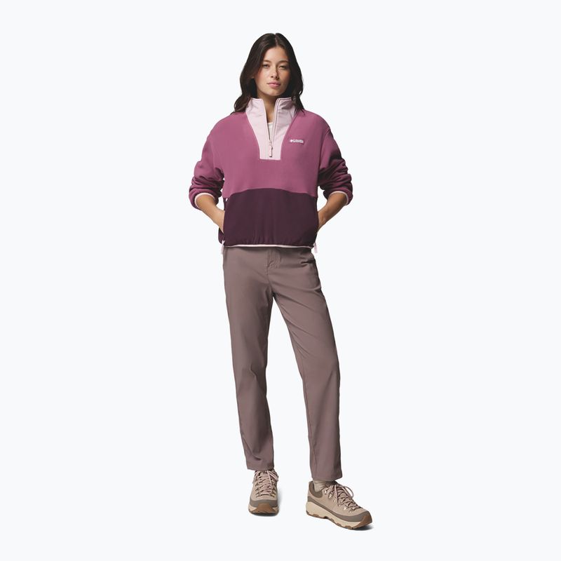Bluza polarowa damska Columbia Sequoia Grove II Half Zip Fleece Antique Mauve/Moonvista/Mineral Pink 2