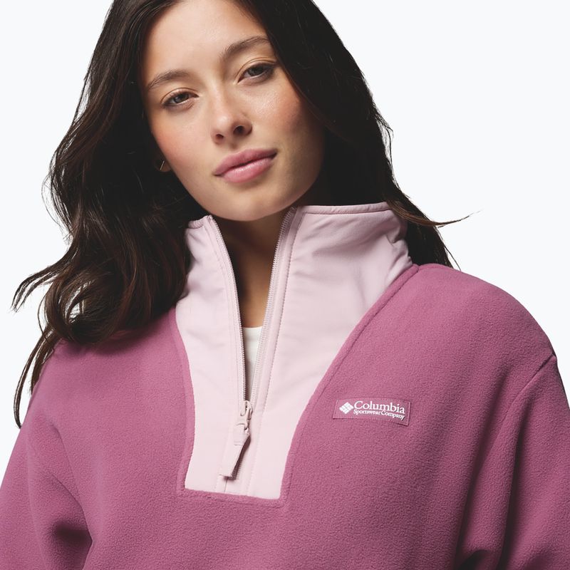 Bluza polarowa damska Columbia Sequoia Grove II Half Zip Fleece Antique Mauve/Moonvista/Mineral Pink 5