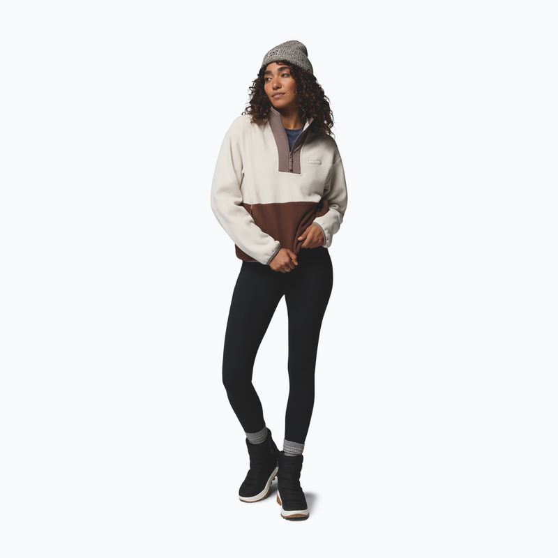 Bluza polarowa damska Columbia Sequoia Grove II Half Zip Fleece dark stone/tobacco/iron 2