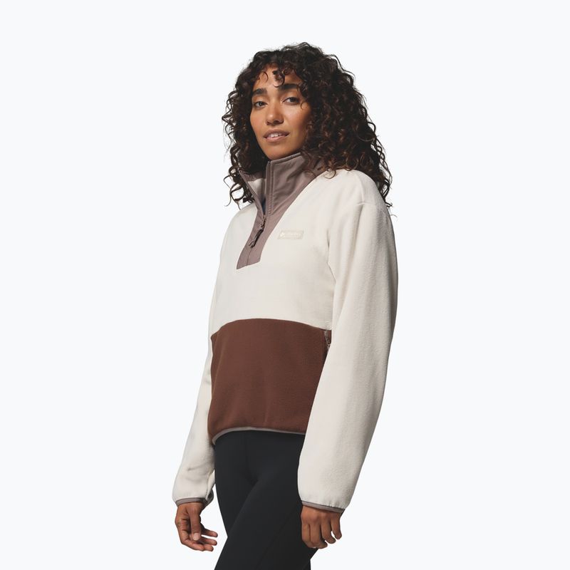 Bluza polarowa damska Columbia Sequoia Grove II Half Zip Fleece dark stone/tobacco/iron 4