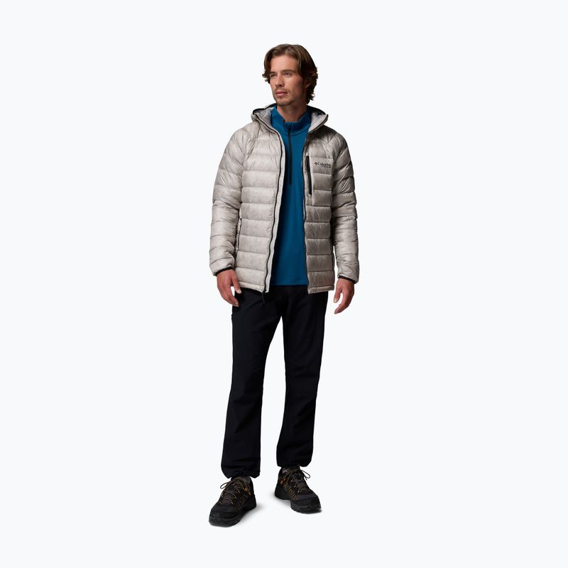 Kurtka puchowa męska Columbia Arctic Crest Down Hooded flint grey 2