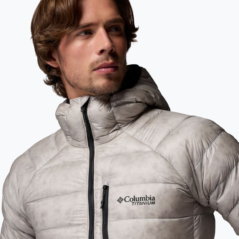Kurtka puchowa męska Columbia Arctic Crest Down Hooded flint grey 6
