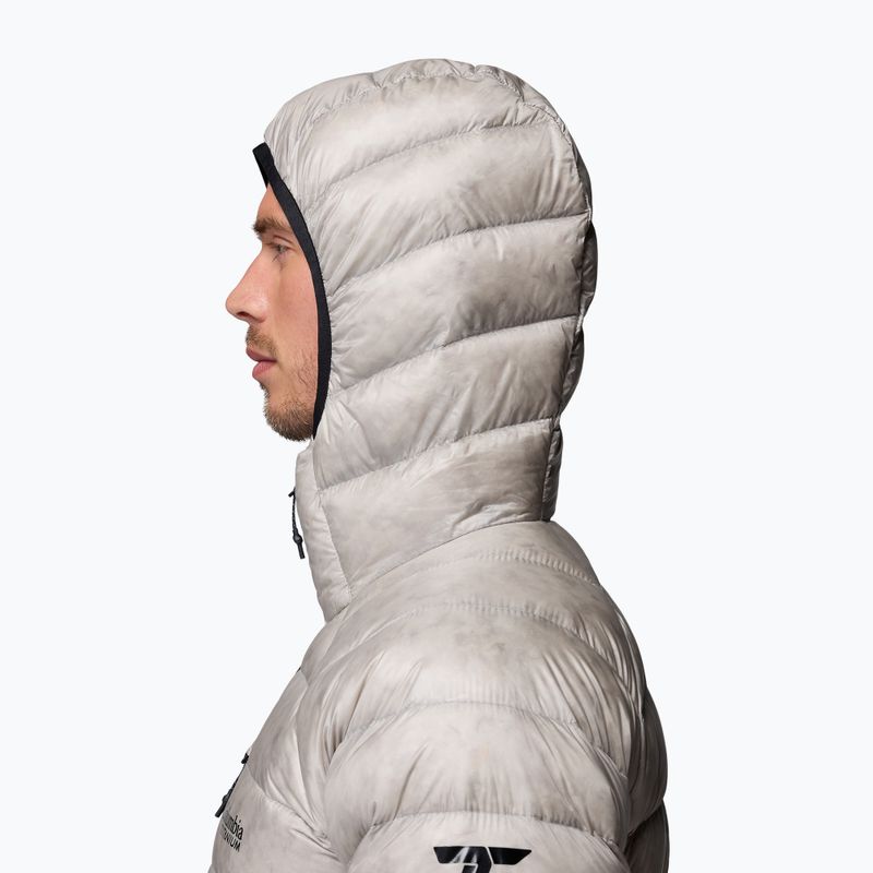 Kurtka puchowa męska Columbia Arctic Crest Down Hooded flint grey 7