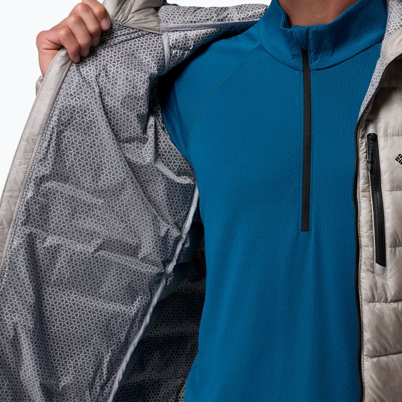 Kurtka puchowa męska Columbia Arctic Crest Down Hooded flint grey 9