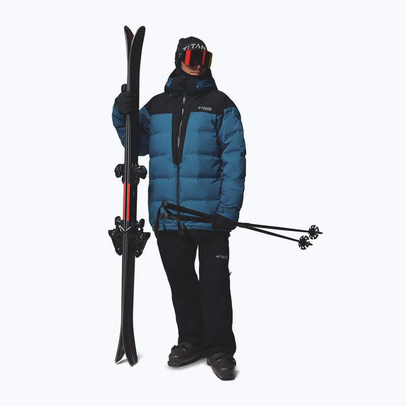 Kurtka narciarska męska Columbia Glacier Ridge Down phoenix blue/black 2