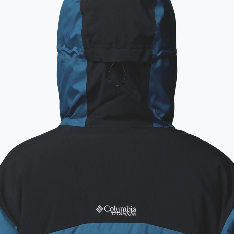 Kurtka narciarska męska Columbia Glacier Ridge Down phoenix blue/black 7